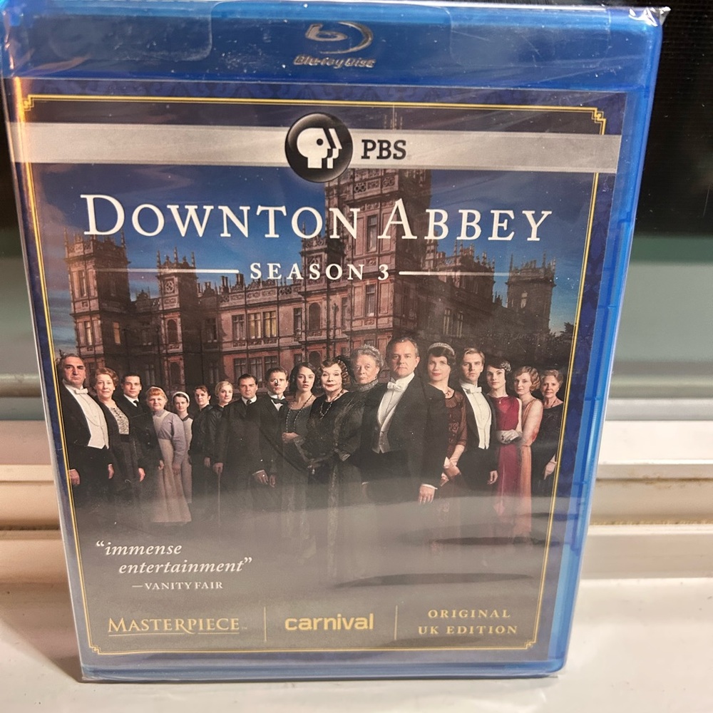 Sealed Downton Abbey Season 3 Blu-ray - PBS Masterpiece